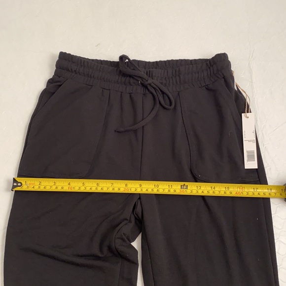 Rae Dunn black multicolor metallic rainbow LOVE joggers S - Picture 5 of 12